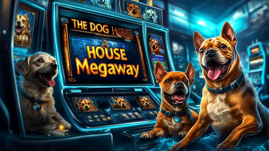 A group of happy dogs are featured in the 'The Dog House Megaway' slot game, a fan-favorite at3333BAT casino where you can unleash big wins and have a great time.