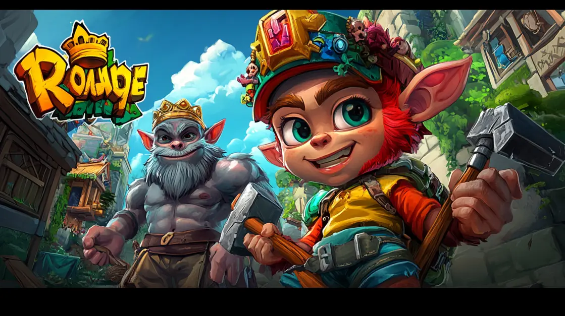 Two cartoon warriors from the 'Ronin' game are ready for battle, showcasing the fun, animated, and action-packed slot adventures you can embark on at3333BAT.